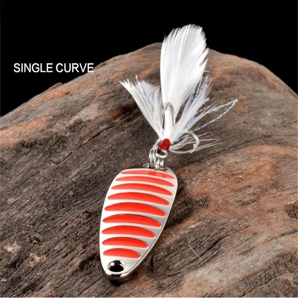 Cucharas metálicas Spinner con sonido para pesca de carpa - imagen 5