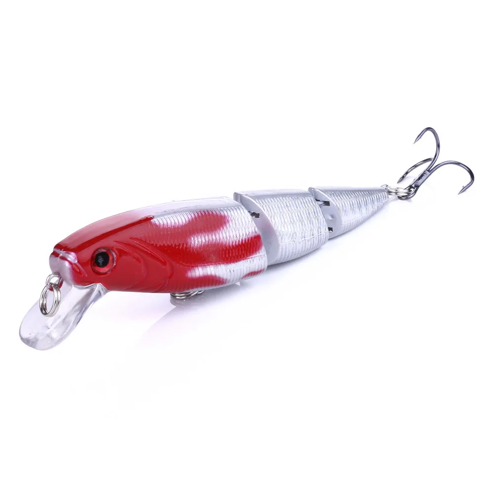 1 Uds Wobblers señuelo de pesca multisección Minnow 14,8g Isca cebo duro Artificial Crankbait Trolling Bass Pike aparejos de perca - imagen 3