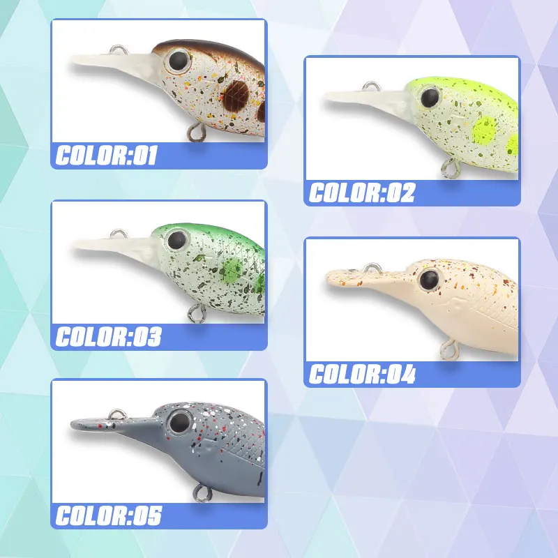 Señuelo de pesca Crankbait Magic Works, cebos de pesca flotantes artificiales, 3,3g, 36mm, señuelo de pesca de lubina y Lucio, novedades 2025 - imagen 5