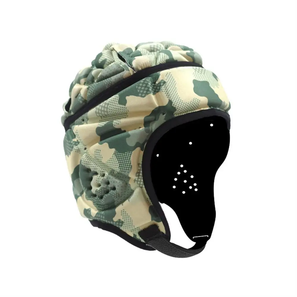 Casco protector EVA ajustable para rugby, fútbol y deportes al aire libre - imagen 3