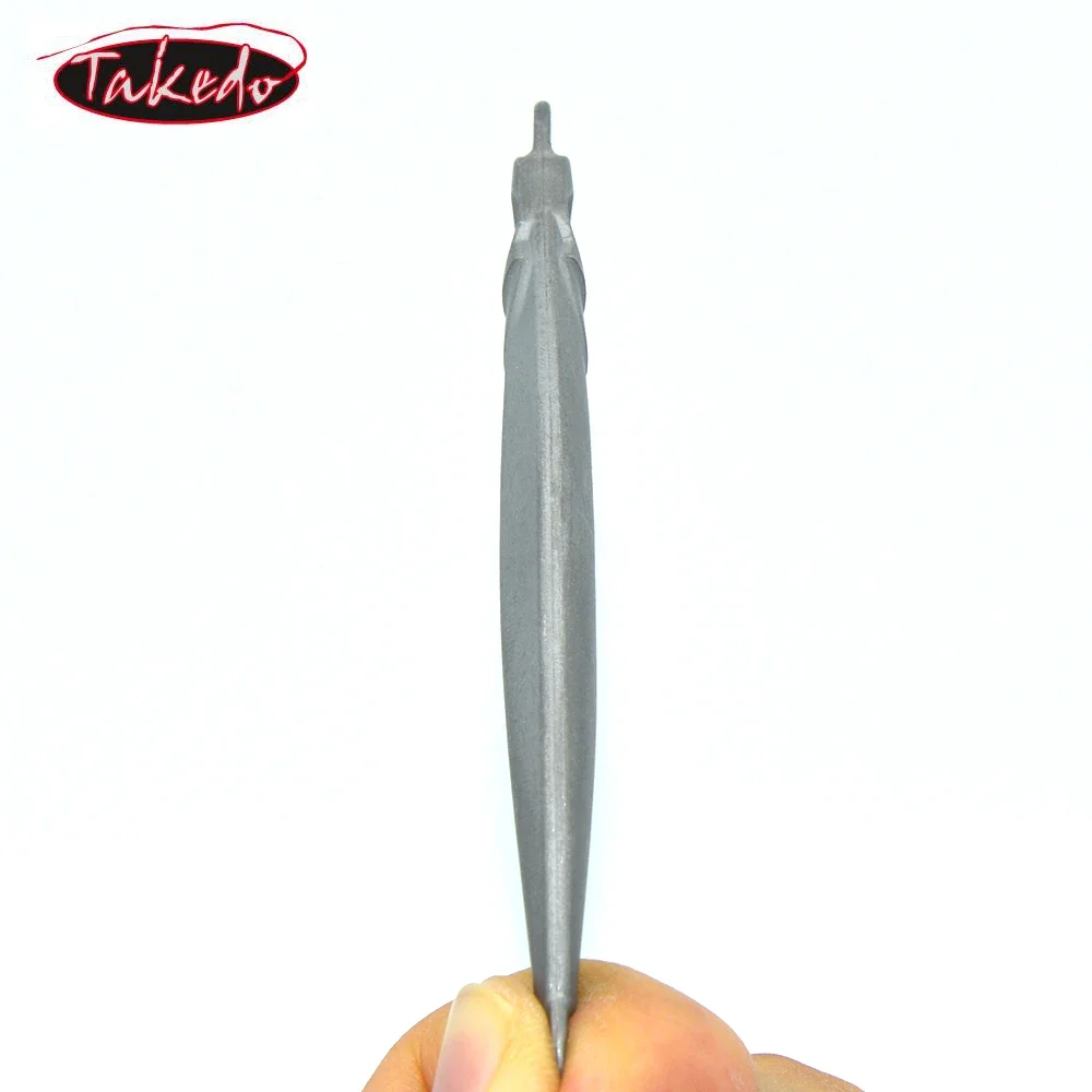 TAKEDO BY06 10g 20g 30g 40g 60g 80g 100g 120g señuelo de pesca sin pintar espacios en blanco señuelos de Jigging de tungsteno cebos de plantilla de Metal - imagen 2
