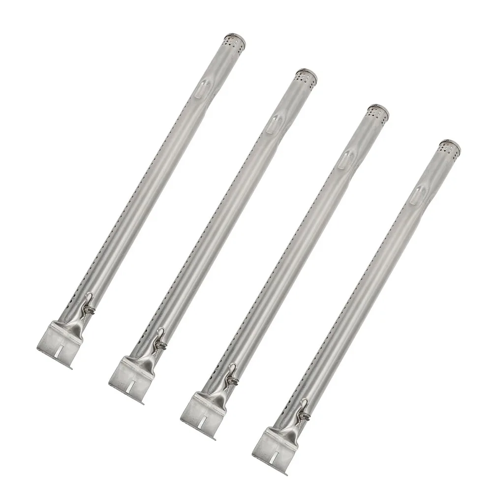 Quemadores de gas para parrilla de acero inoxidable plateados duraderos - imagen 5
