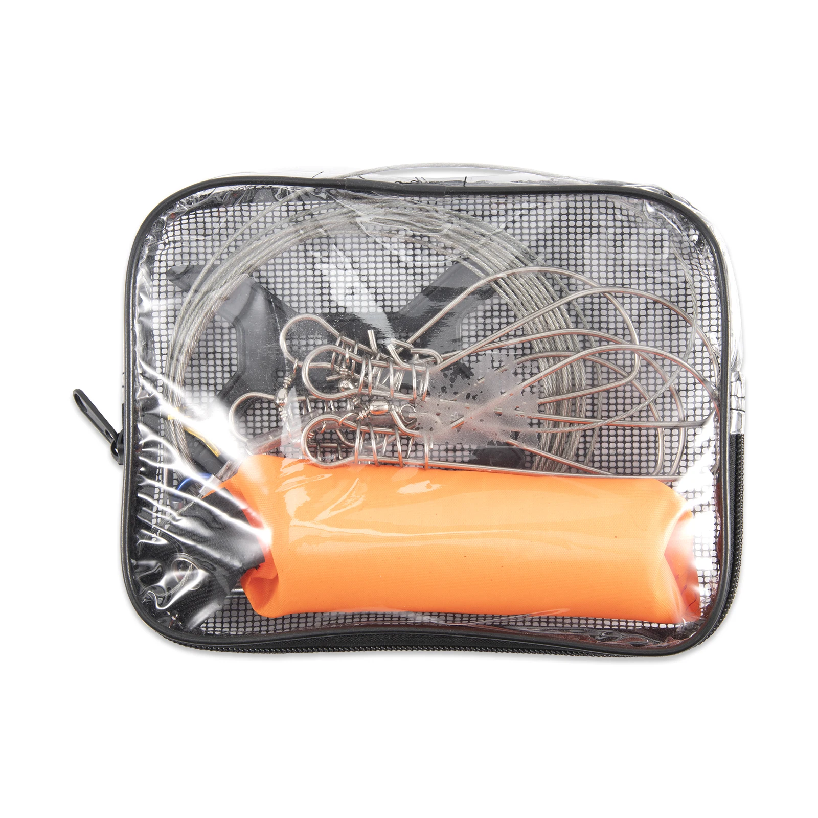 Goture-cierre de acero inoxidable para peces vivos, Clip de cuerda de alambre para peces grandes con flotador y mango de plástico - imagen 4