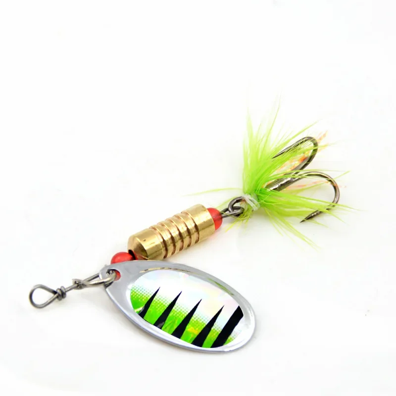 Señuelo de pesca con cuchara de Metal, cebo Artificial con cajas de aparejos, 10 piezas - imagen 5