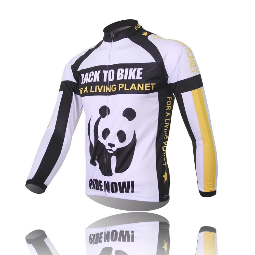 Jersey polar de ciclismo MTB con cremallera para hombre manga larga - imagen 2