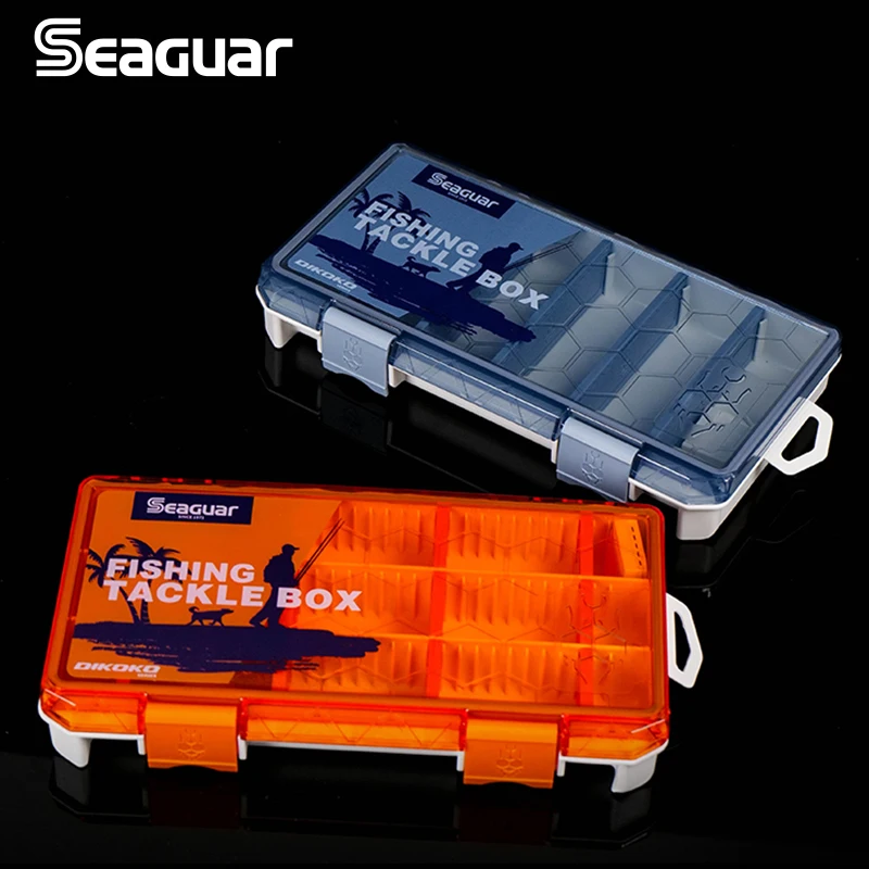SEAGUAR-caja de Señuelos de Pesca portátil de alta capacidad, multifuncionales, coloridos, duros, blandos - imagen 2