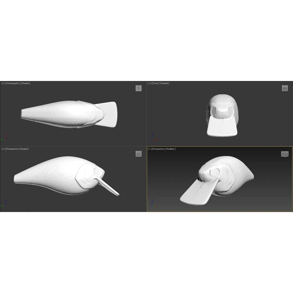 WLure-señuelo de pesca Wobbler Crankbait, 8cm, 14g, perfil gordo, cuadrado, sonido fuerte, aguas poco profundas, Pintura Realista ancha HC25 - imagen 5