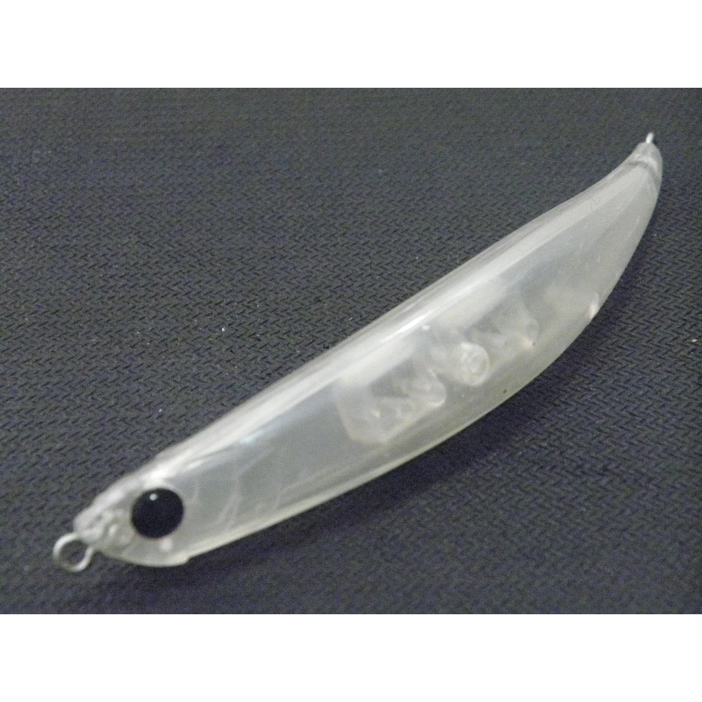 WLure-señuelo de pesca transparente para pececillos, cebo de pesca de 11,4 cm, teñido como pececillos, tipo cuerpo curvo, subsuperficie, 10 piezas, UPW625