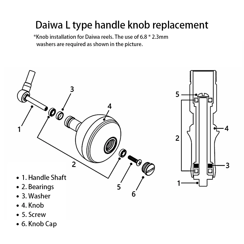 Manija Slinger para Carrete Shimano y Daiwa – Jigging Agua Salada - imagen 5