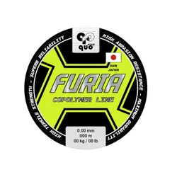 Monofilamento Quo Furia Bicolor – Negro y Amarillo Flúor para Boya