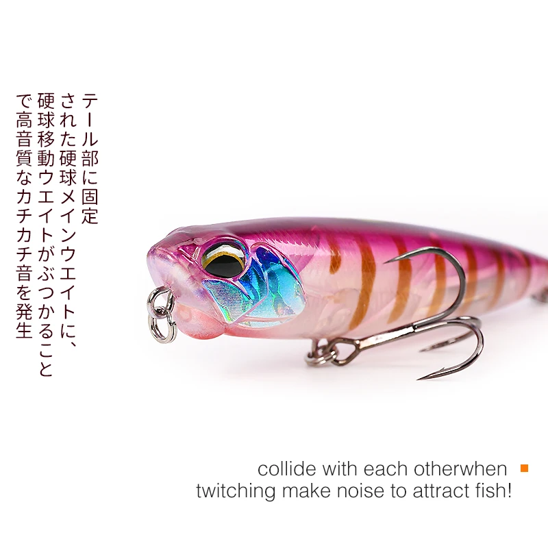 TSURINOYA-señuelo de pesca flotante, lápiz Topwater DW59, 85mm, 10,5g, señuelo de curricán de fundición larga, Crankbait Whopper Wobblers, cebos duros - imagen 5