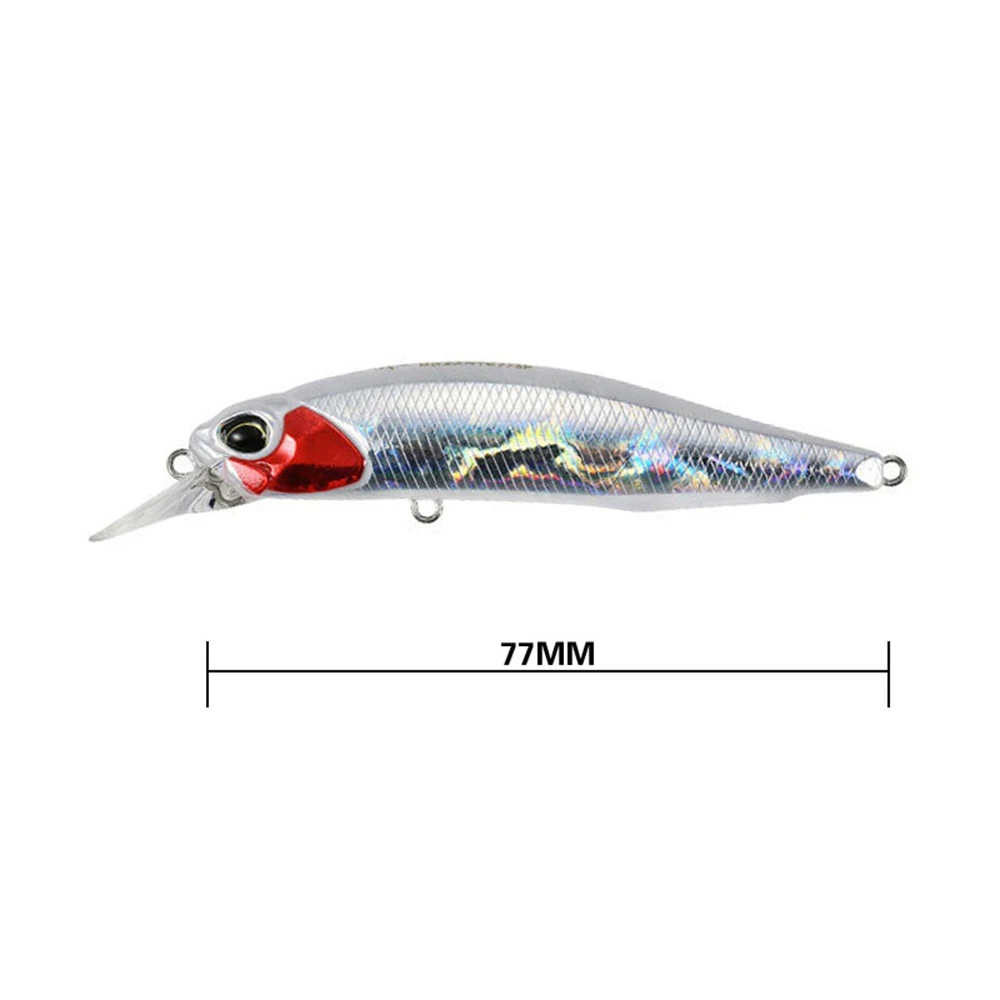 7,7 cm 8,4g señuelo de pesca Minnow Wobbler Rozante 77SP señuelo oscilante flotante de fundición larga Jerkbait cebo Artificial Culter Alburnus cebo - imagen 4