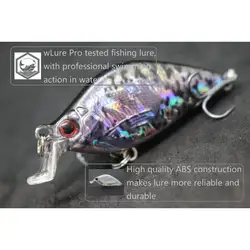 Wobbler WLure Crankbait 64mm – Piel real, perfil ancho para sábalo