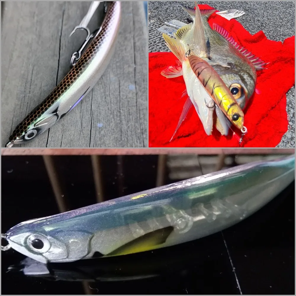 WLure-señuelo de pesca transparente para pececillos, cebo de pesca de 11,4 cm, teñido como pececillos, tipo cuerpo curvo, subsuperficie, 10 piezas, UPW625