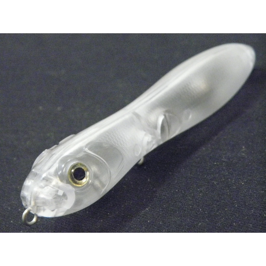 WLure-señuelo transparente en blanco para pesca, 15g, 10cm de largo, Topwater Popper, 10 por paquete, cebo para caminar, UPW769 - imagen 3