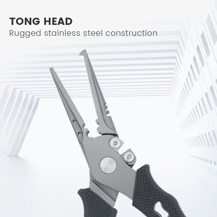 FUNADAIKO-Alicates de pesca de aleación de aluminio, herramientas de pesca, cortador de línea, tijeras multifuncionales, equipo eliminador de anzuelos - imagen 4