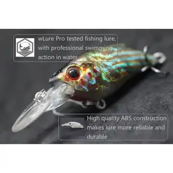 WLure Crankbait 7cm – Traqueteo fuerte, buzo medio, anzuelo triple