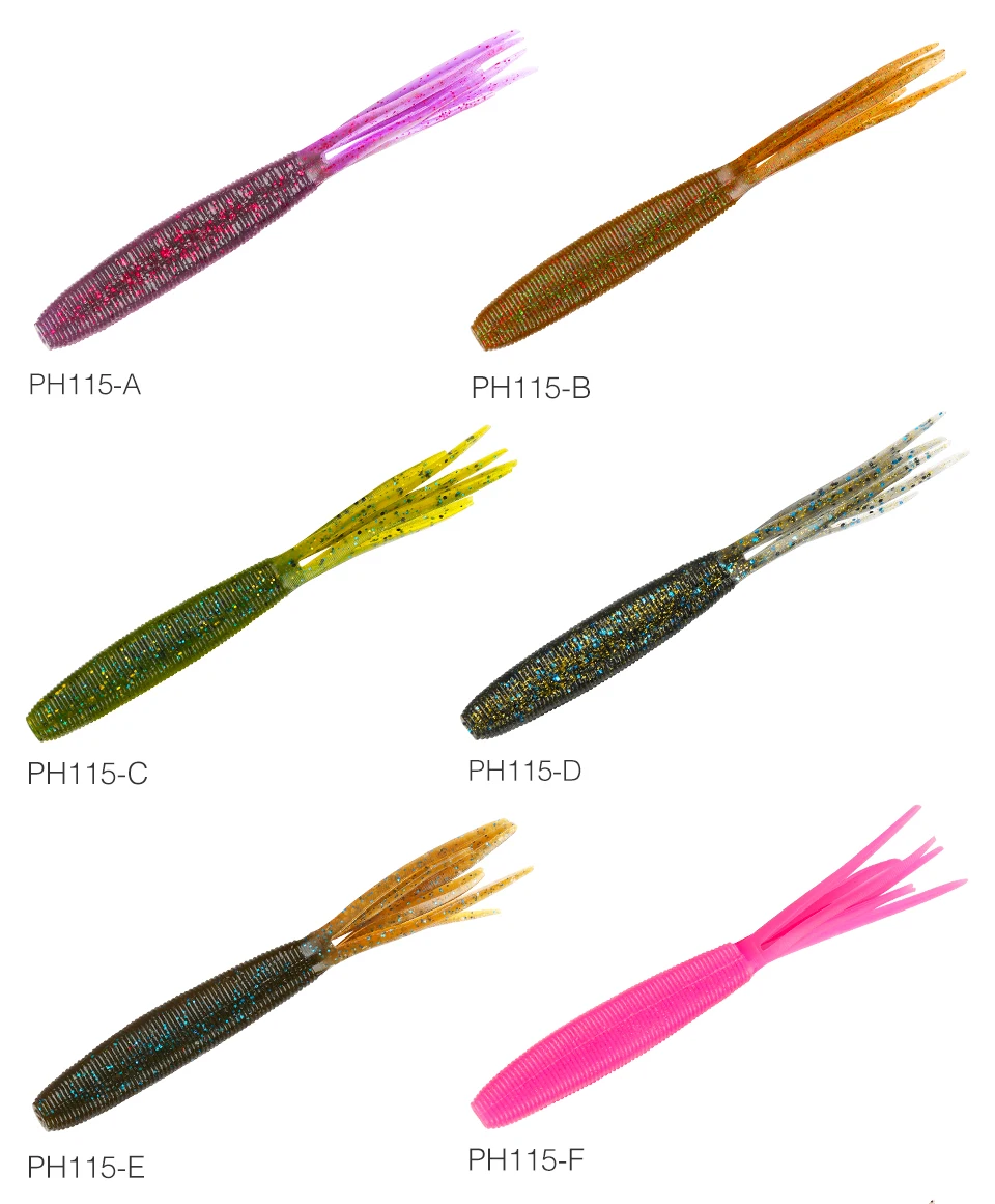 Explore la diversa gama de señuelos de pesca con series Ph115 diseñadas para experiencias de pesca versátiles