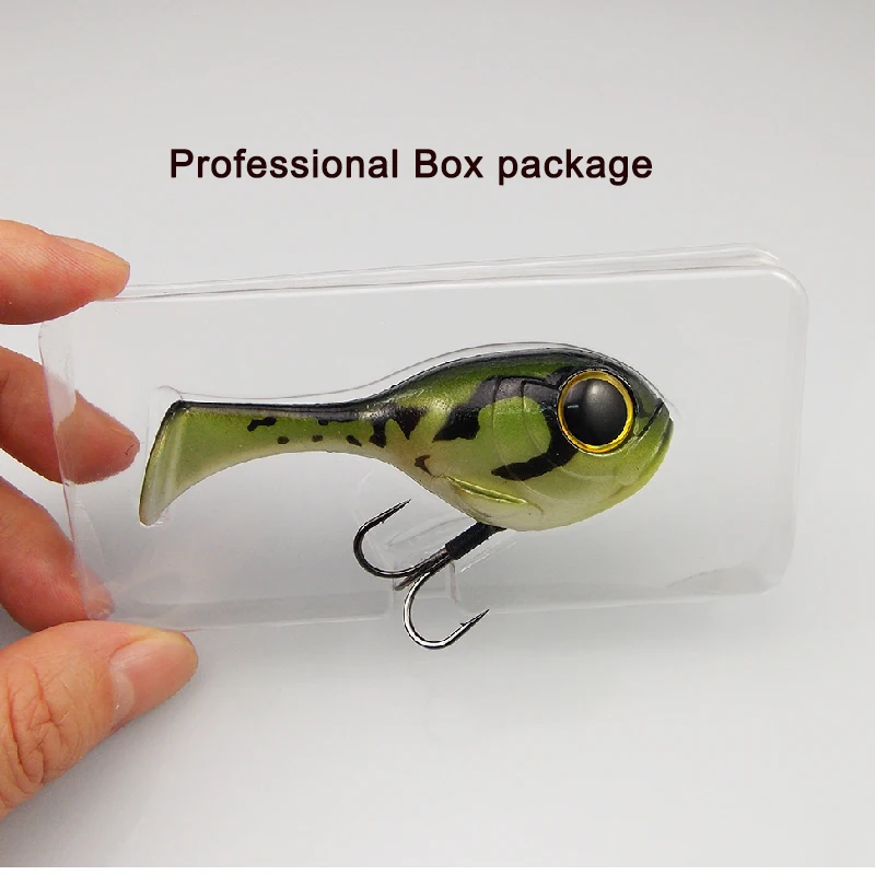 KESFISHING-señuelo suave Balloonfish de 82mm, 1 piezas, cebo de silicona Artificial de alta calidad con gancho para todos los peces, aparejos de pesca - imagen 2