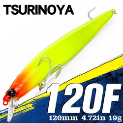 TSURINOYA 120F Minnow – Señuelo flotante agua salada