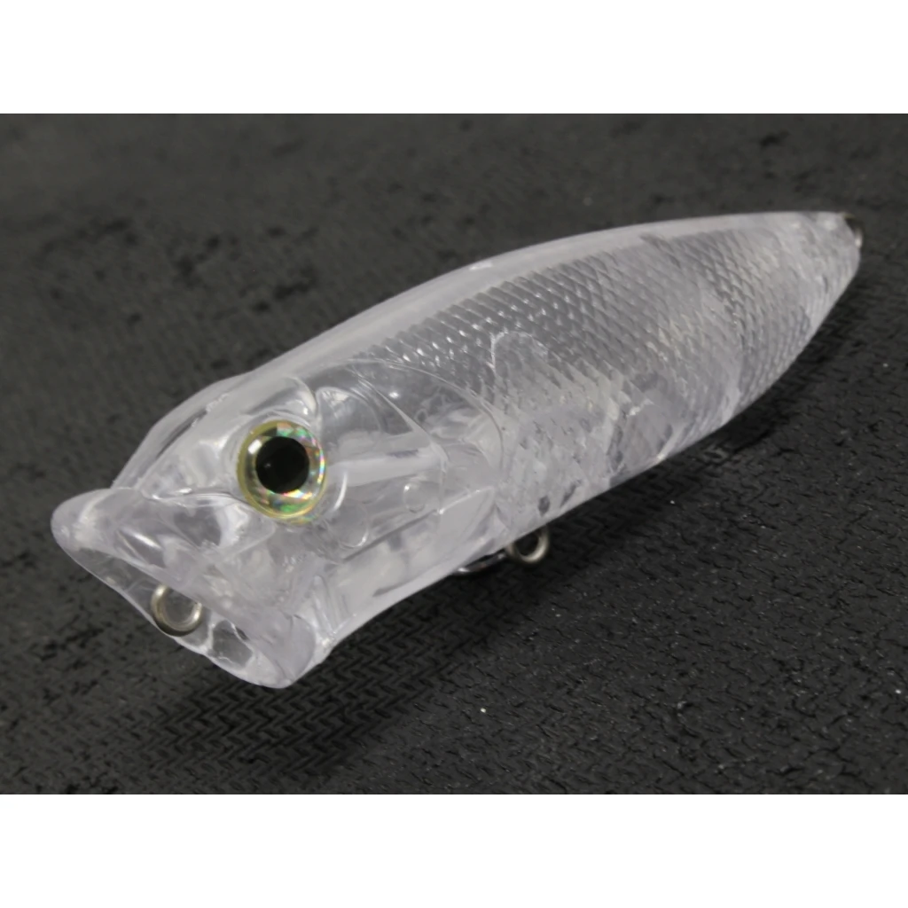 WLure-cebo de pesca Popper sin pintar, cebo de 12g, sonido fuerte con salpicaduras de agua altas para la fabricación de señuelos, Hobby, UPT605 - imagen 3