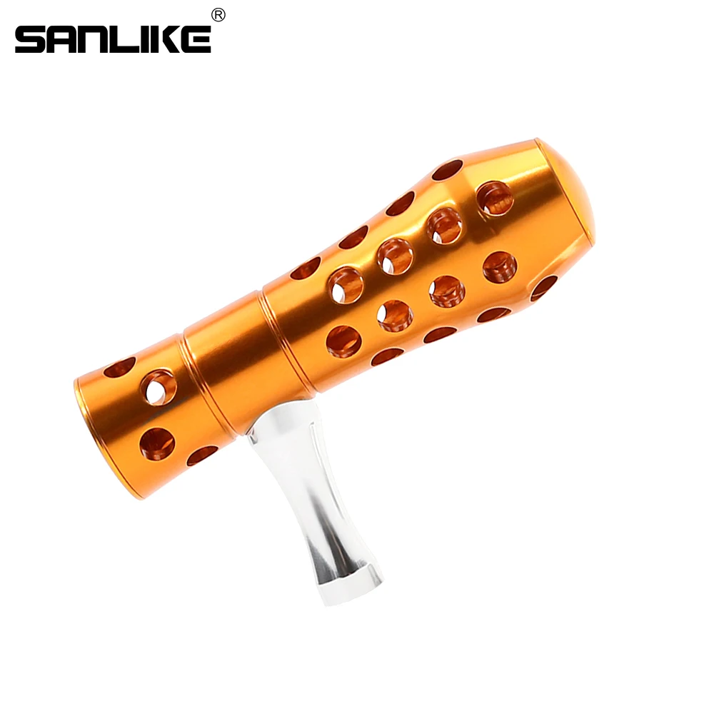 SANLIKE-mango de carrete de pesca, perilla de mango de aluminio adecuada para Shimano tipo B y Daiwa tipo L, accesorio de repuesto para carrete de pesca - imagen 2