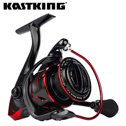 Carrete giratorio KastKing Sharky III innovador resistente al agua, carrete de pesca con potencia de arrastre máxima de 18KG para pesca de Lucio