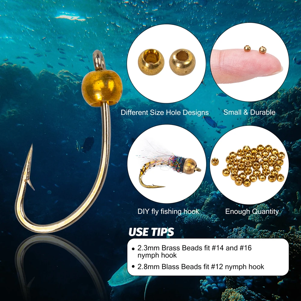 Goture-Juego de anzuelos de pesca de acero al carbono, anzuelos de pesca con mosca, con púas, accesorios de aparejos de mar con caja - imagen 3