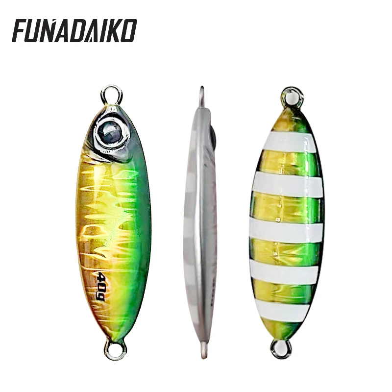FUNADAIKO-señuelo de Pesca Artificial, cebos de plantilla lenta, 20g, 30g, 40g, 60g, 80g, novedad - imagen 4