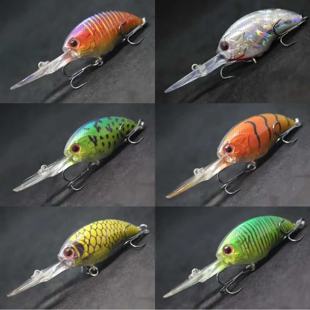 Señuelos de pesca wLure Crankbait Wobbler 11g 8,5 cm buzo de aguas profundas flotantes apretados de alta reflexión C733 - imagen 5