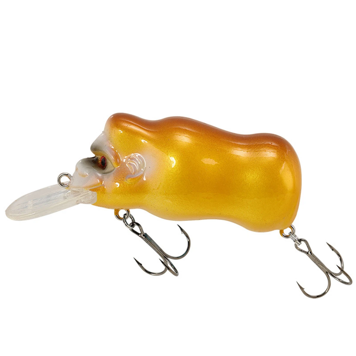 Señuelo de pesca Crankbait Wobbler, señuelo biónico, orangután flotante de ruido, Swimbait, Jerkbait, cebo duro Artificial, 6,4 cm, 14g - imagen 4