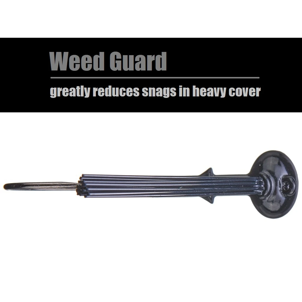 WLure-cabezal de fútbol sin malezas, 10 por paquete, protector de malezas de fundición larga, remolque, gancho resistente y afilado JH1P10 - imagen 4