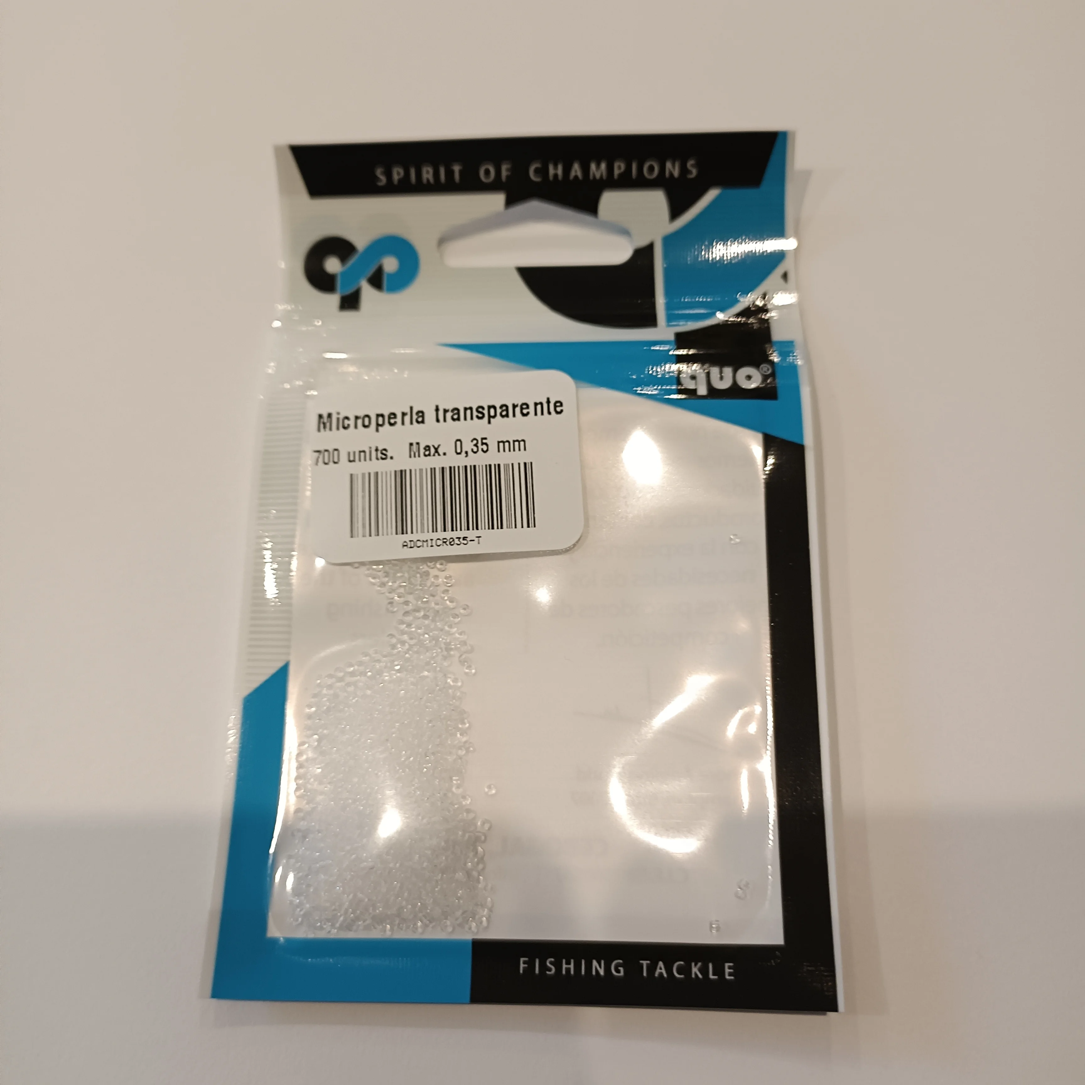 Microperlas COMPETICION Quo para realizar  bajos Surfcasting -Barco- Transparentes El agujero interior es  0,35mm-0,50mm-0,70mm - imagen 2