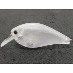 WLure-cuerpo de señuelo transparente sin pintar, señuelo cuadrado de 8,3g, con ojos UPHC25