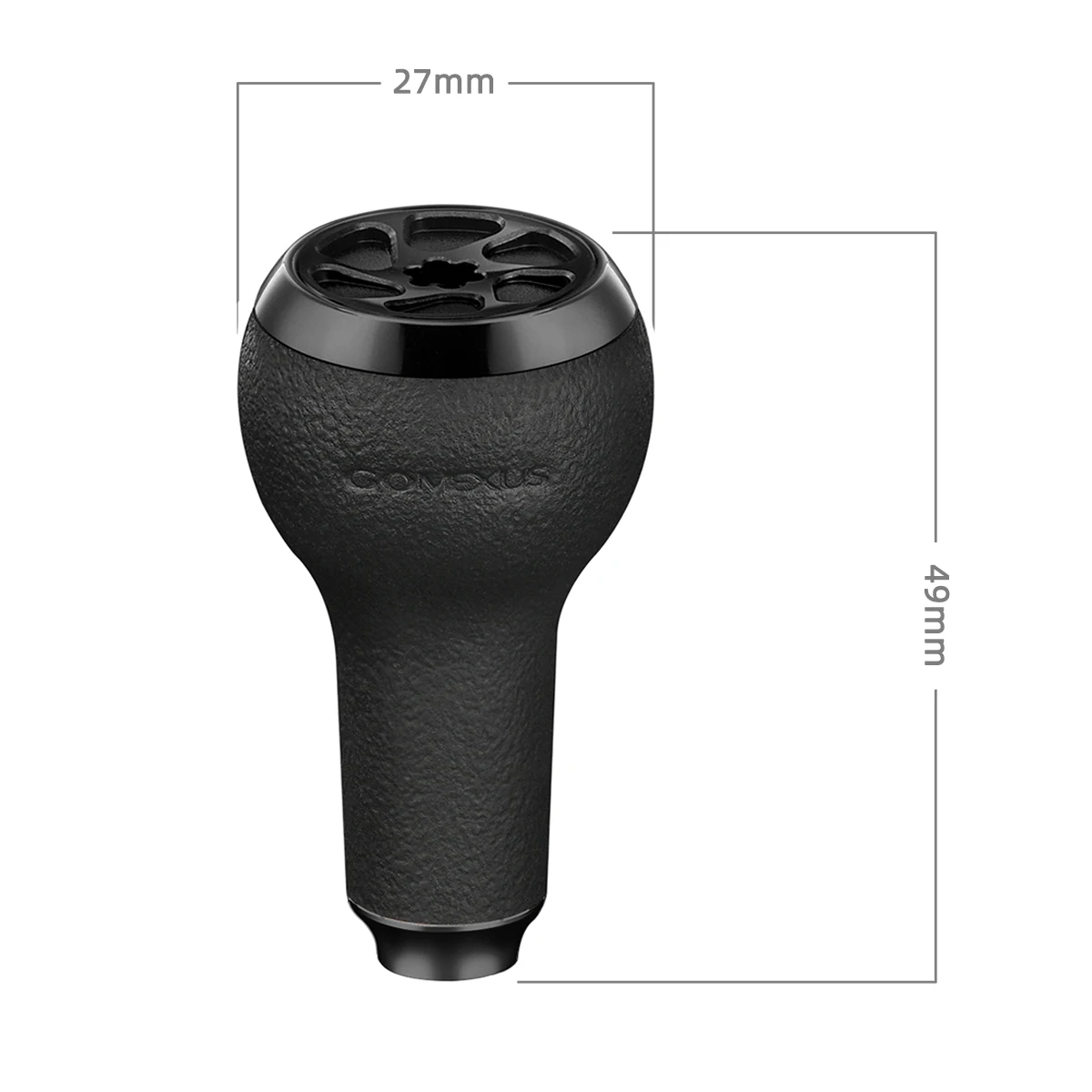 Gomexus pomo carrete pesca de TPE, accesorio de ajuste de 27mm, Shimano Daiwa pomo carrete, para Baitcasting, carrete giratorio  de combate perilla carrete pesca pomos para carretes de pesca reel knob - imagen 3