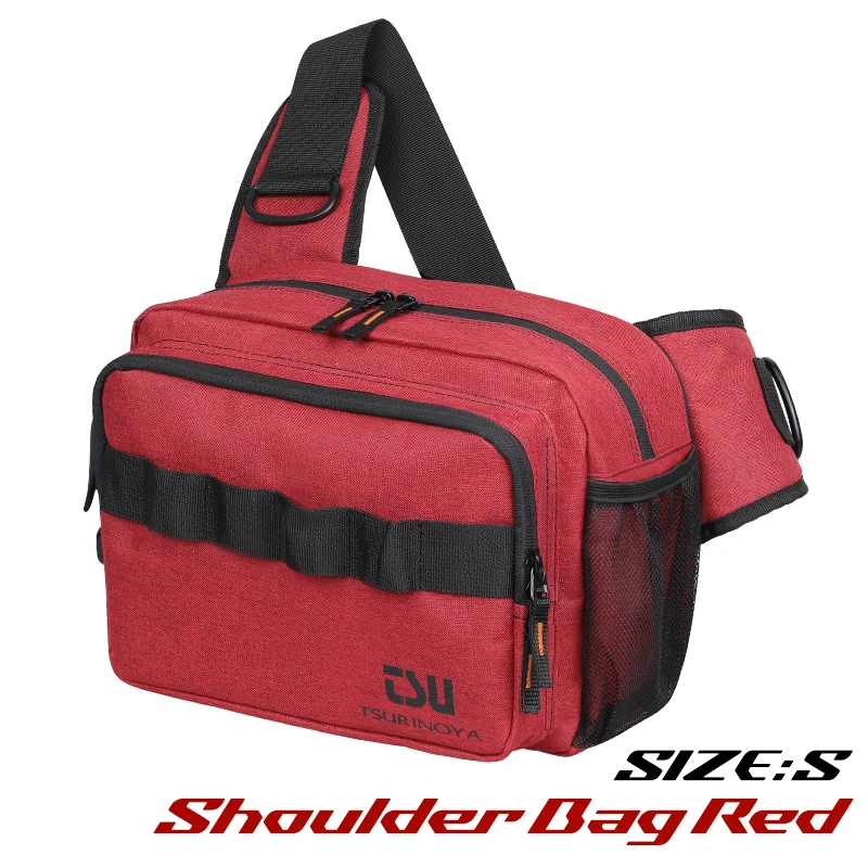 Shoulder bag-red-S