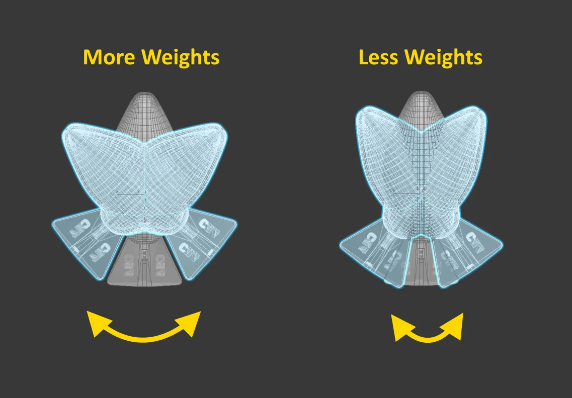 WLure 3D señuelo de pesca Blank Crankbait C4 2 1/8 pulgadas 55mm - imagen 5