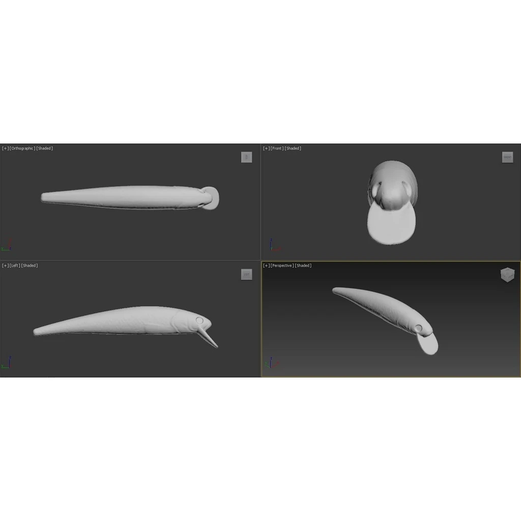 WLure 10 Jerkbait blanco oscilante – Cebo de pesca ABS duro - imagen 2