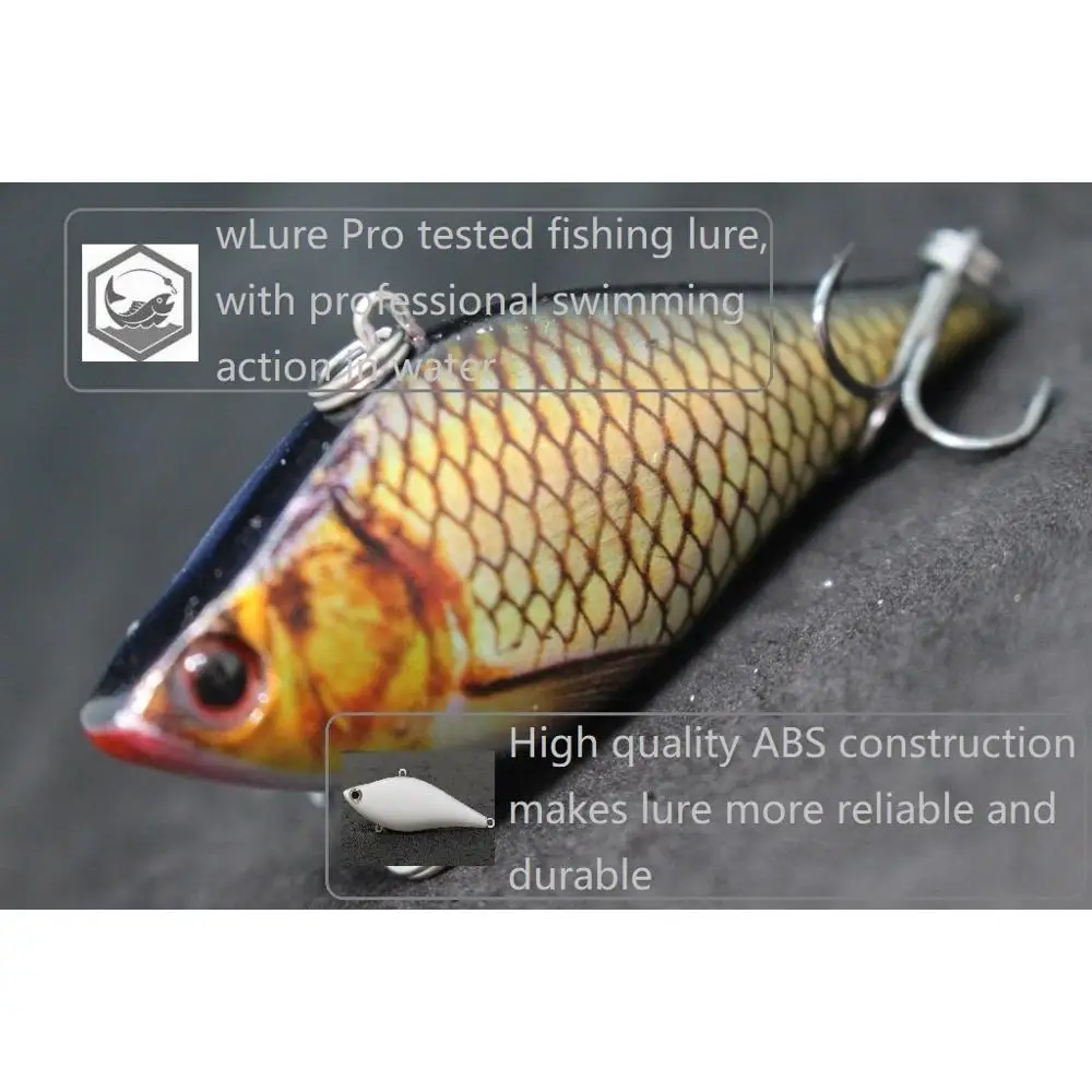 WLure-señuelo de pesca de 13g, 6cm, Pintura Realista, de fundición larga, Jigging, recuperación rápida, gafas ajustadas, hundimiento Lipless, HL697 - imagen 5