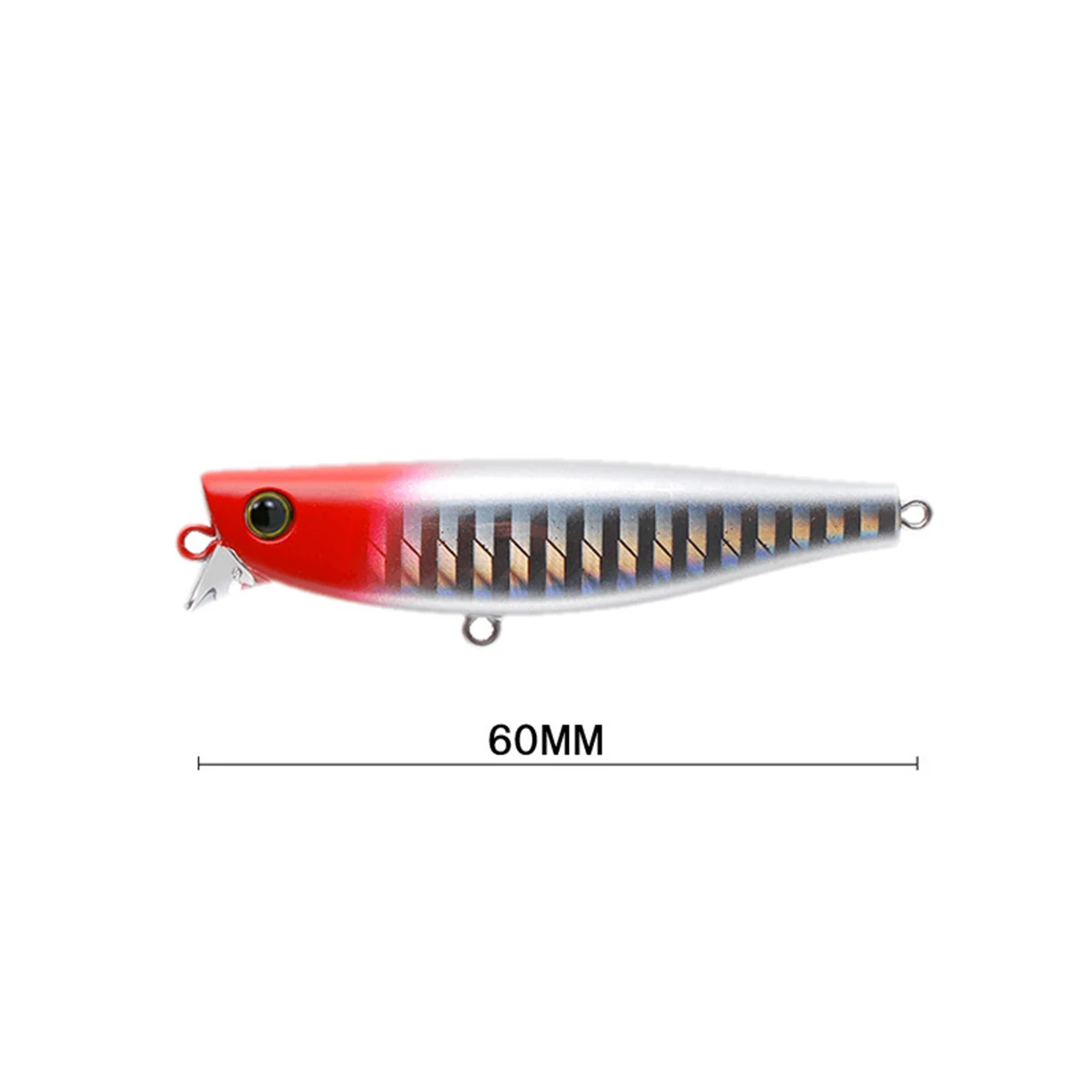 Señuelo de pesca de 6cm y 10g, cebo Artificial para pececillos, Wobbler, largo, hundimiento, curricán, Jerkbait, Swimbait, Culter, Alburnus, Bass Bait