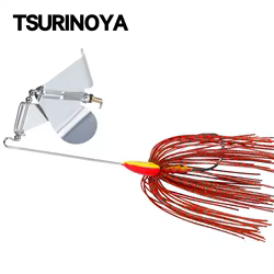 TSURINOYA Buzzbait señuelo de pesca Topwater Spinner cebos 26g cebo duro de Metal Artificial ASSAULT Bass Pike aparejos de pesca