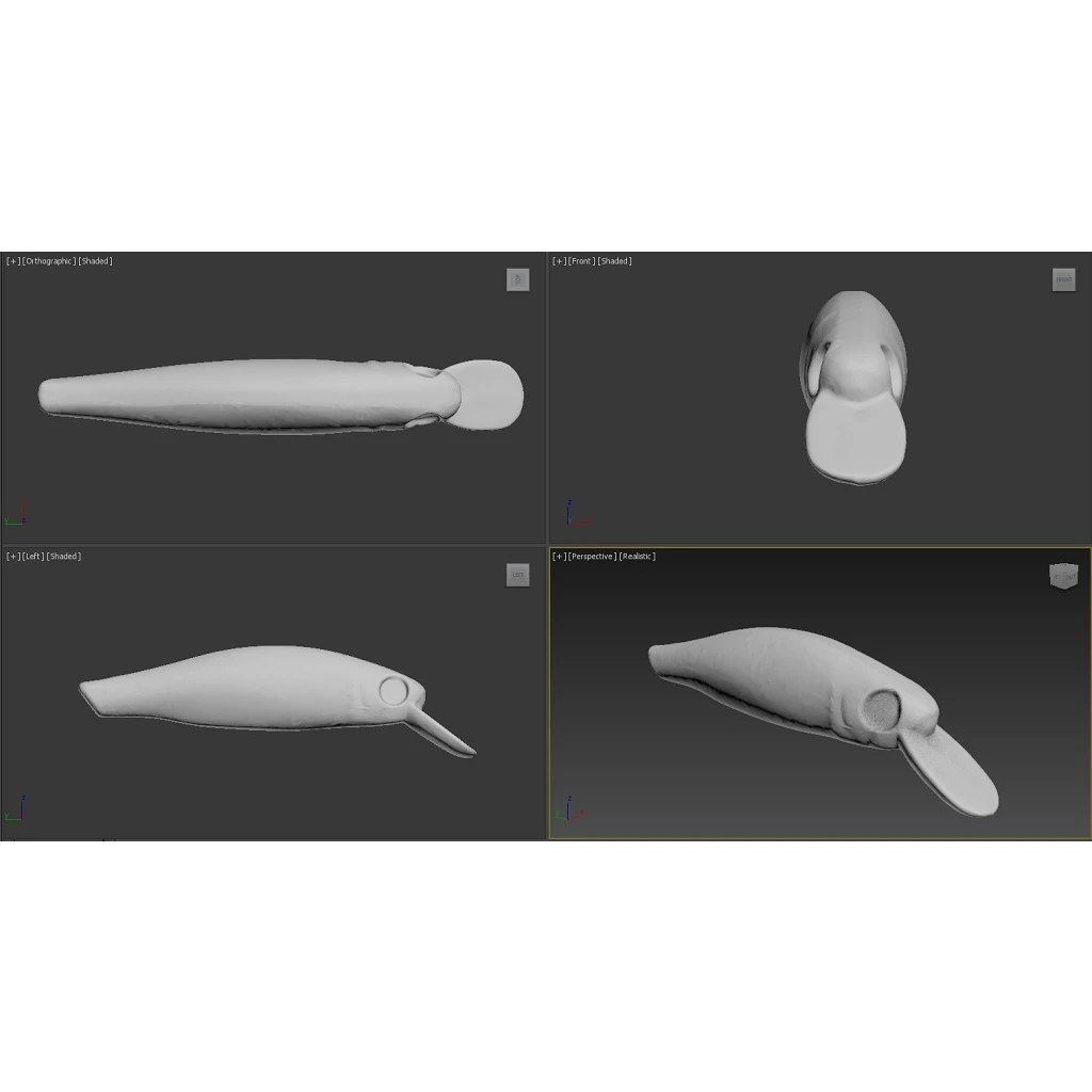 WLure-Señuelos de Pesca transparentes de 8cm para buceador poco profundo, cuerpo transparente, 10 cantidades por juego con ojos de silicona 3D UPM606 - imagen 4