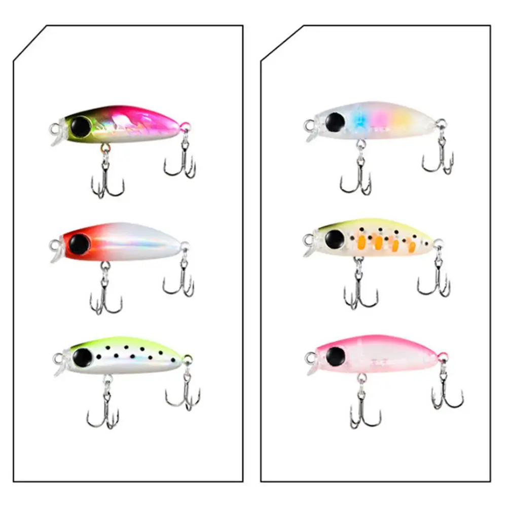 3.5cm 2.5g Fishing Lure Mini Micro Minnow Wobbler Lure 3D Eyes Diving Swaying Lure Trout Bait Jerkbait Artificial Bait Fake Bait - imagen 5