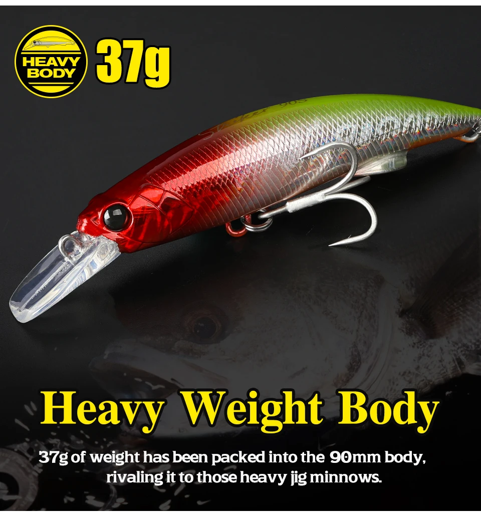 Un señuelo con un gancho de cuerpo verde y rojo