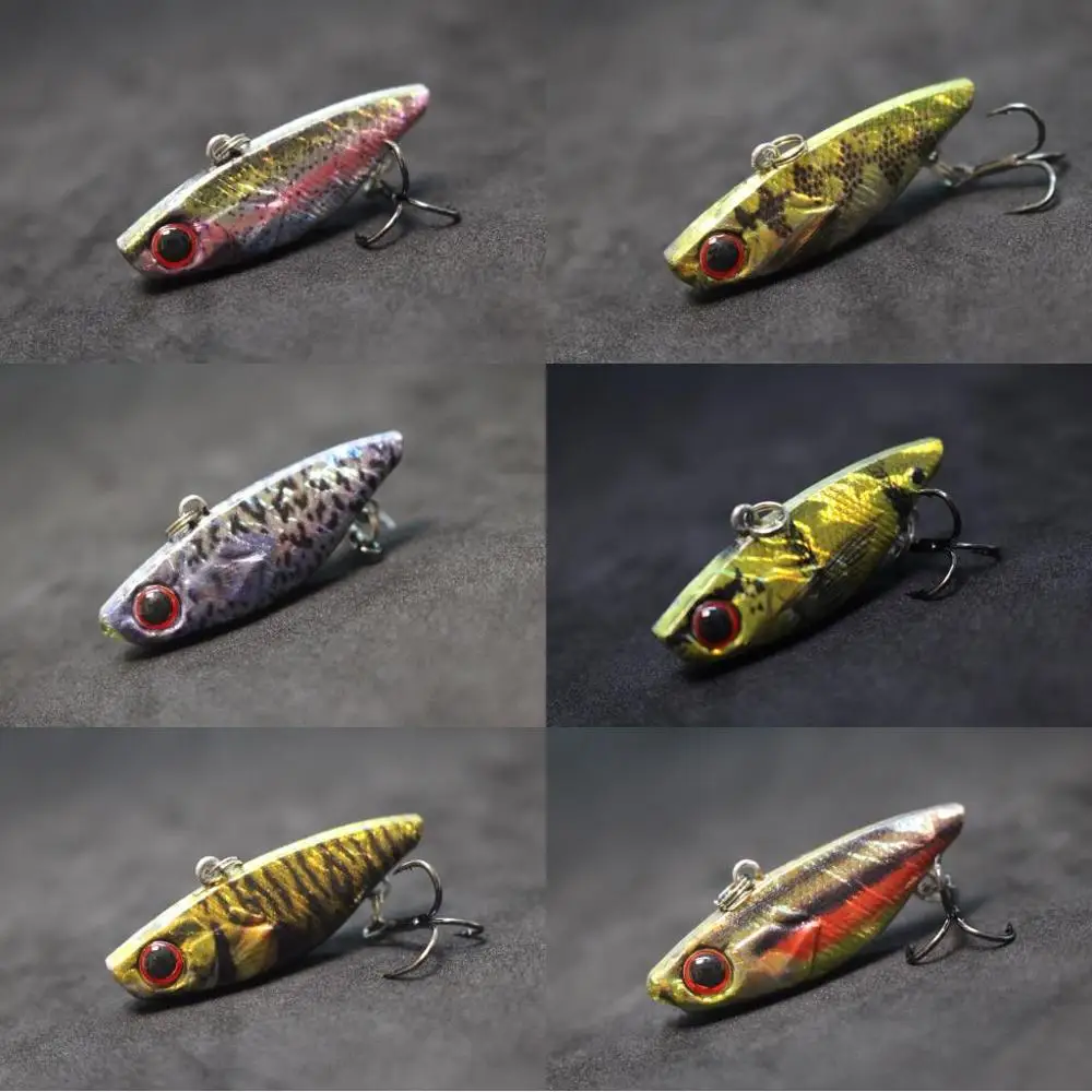 WLure-señuelo duro de 4cm y 4,6g, anzuelo de cola pequeño y sin brillo, con patrón realista, hundimiento hasta el fondo, HL666 - imagen 5