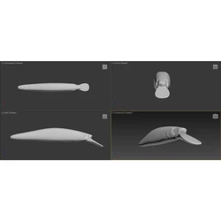 Cuerpos Señuelo WLure UPM673 Transparentes 11,4 cm – Sistema de Peso Interno