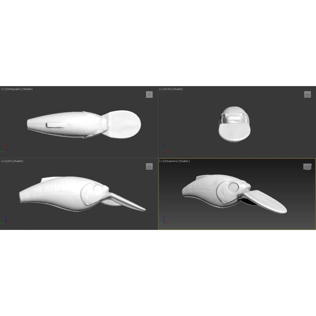 WLure 7 cm sonido fuerte transferencia de peso lanzamiento de larga distancia Señuelos de pesca Crankbait en blanco UPC647 - imagen 3