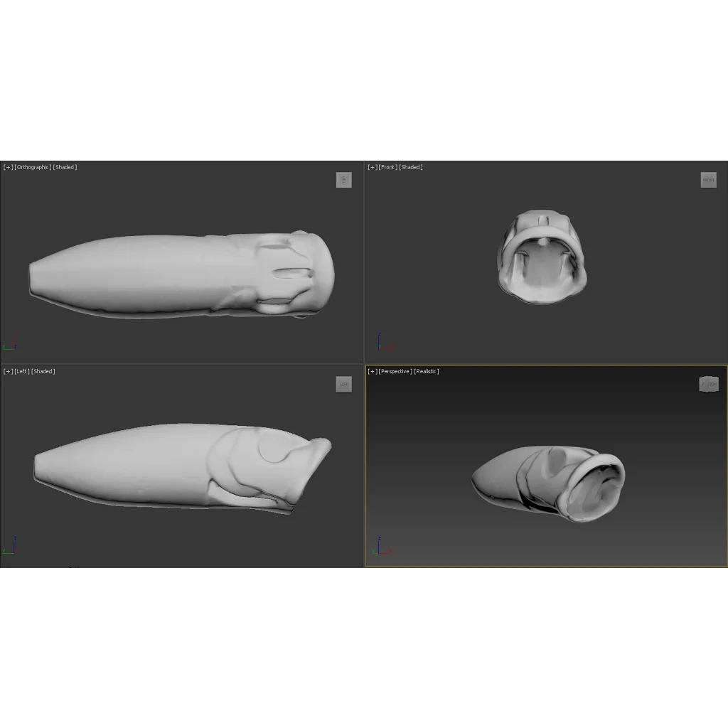 WLure-cebo de pesca Popper sin pintar, cebo de 12g, sonido fuerte con salpicaduras de agua altas para la fabricación de señuelos, Hobby, UPT605 - imagen 4