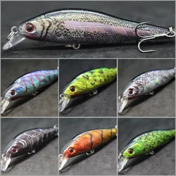 WLure Minnow – Señuelo para agua dulce con ojos 3D