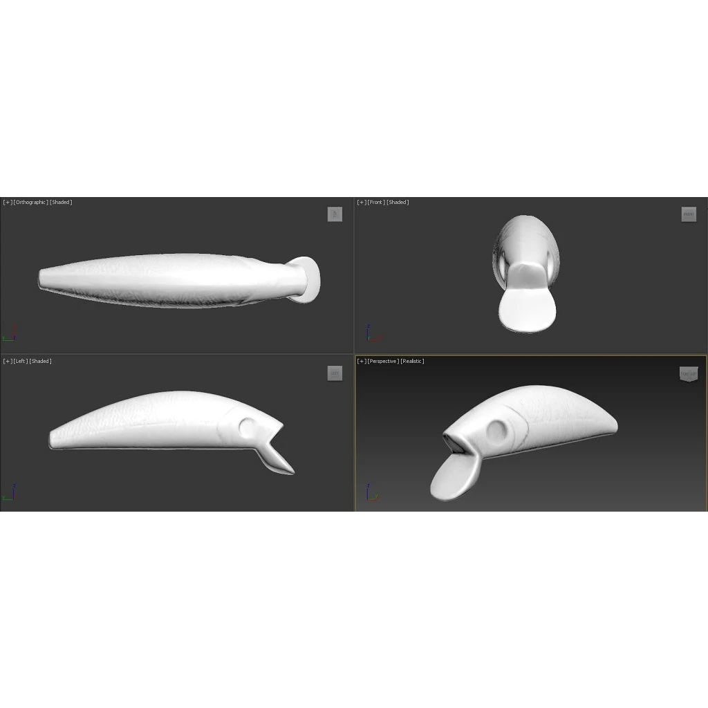 WLure-SEÑUELOS en blanco para pesca, carpas que se hunden, pececillos de agua dulce, 10 unidades, cuerpos de pesca sin pintar, UPM219, 8cm - imagen 3